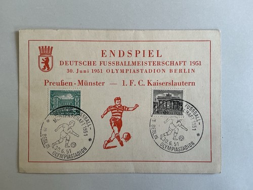 Sonder postkarte fußball - sonder,