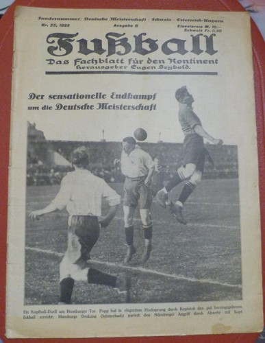 Zeitung 1922 fussball endspiel - 1922,