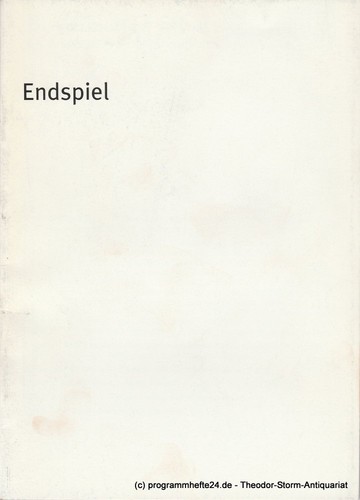 Programmheft endspiel von - programmheft,