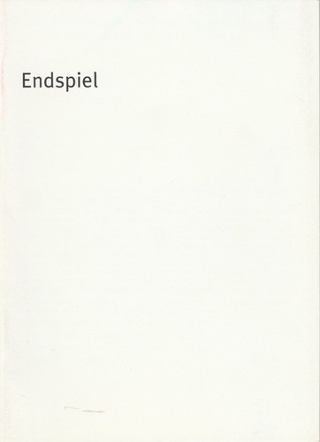 Programmheft samuel beckett - programmheft,