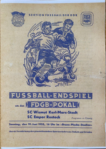 Ddr fdgb pokalendspiel wismut - ddr,