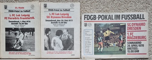 Programme ddr fdgb pokal - ddr,